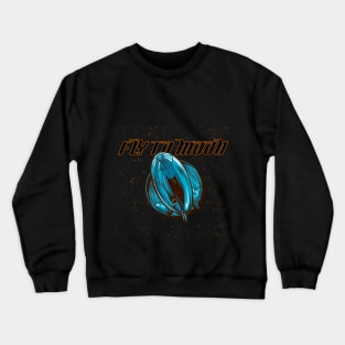 Fly to moon Crewneck Sweatshirt